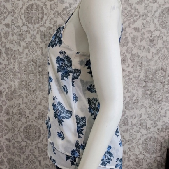 H&M | Flowy Layered Floral Flower Tank Top Camisole - Picture 7 of 10